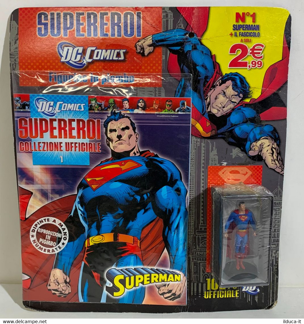 I102165 Action Figure DC Super Hero Collection N. 1 - SUPERMAN - Eaglemoss Blisterato - Superman
