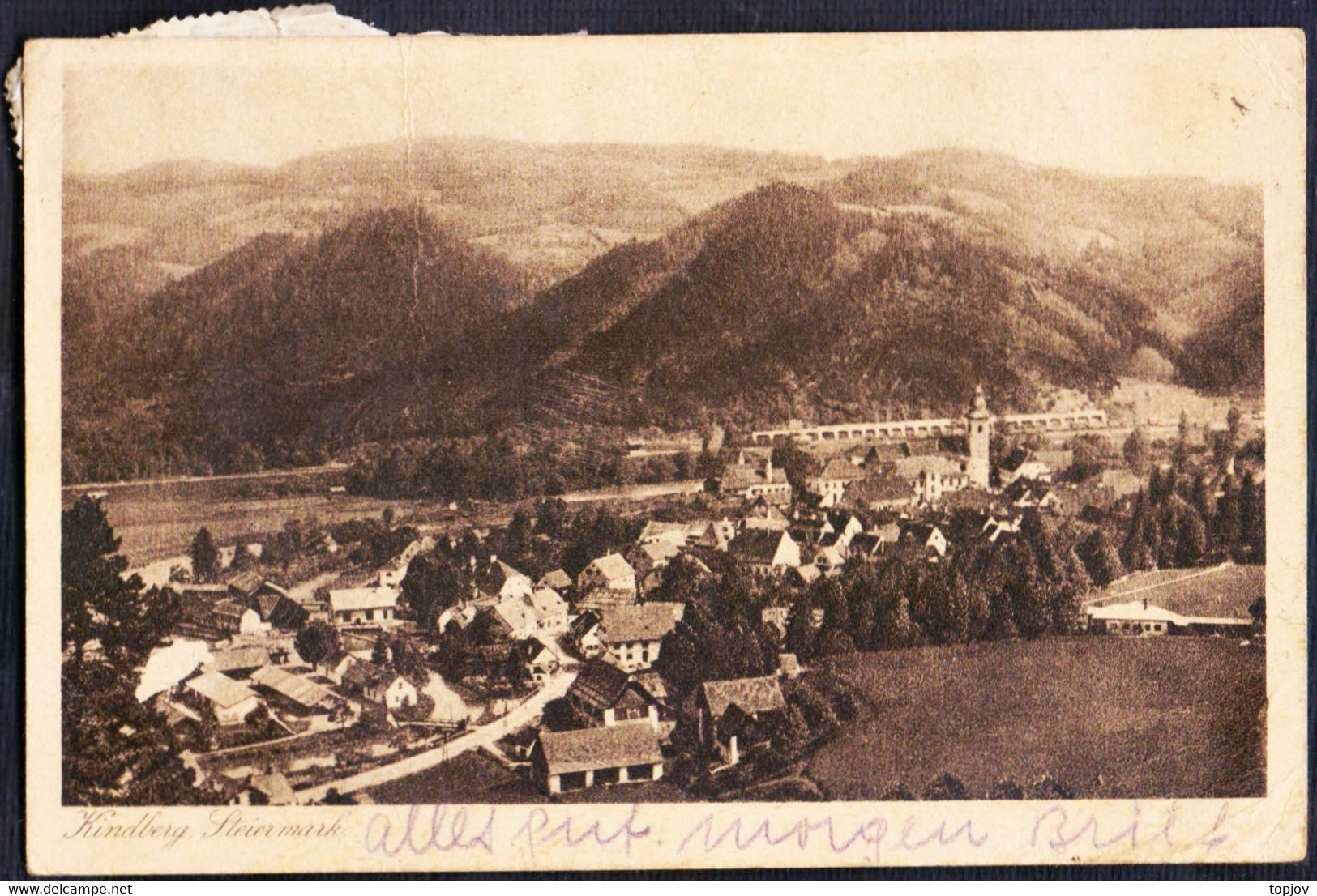 AUSTRIA - KINDBERG  STEIERMARK - 1922 - Kindberg