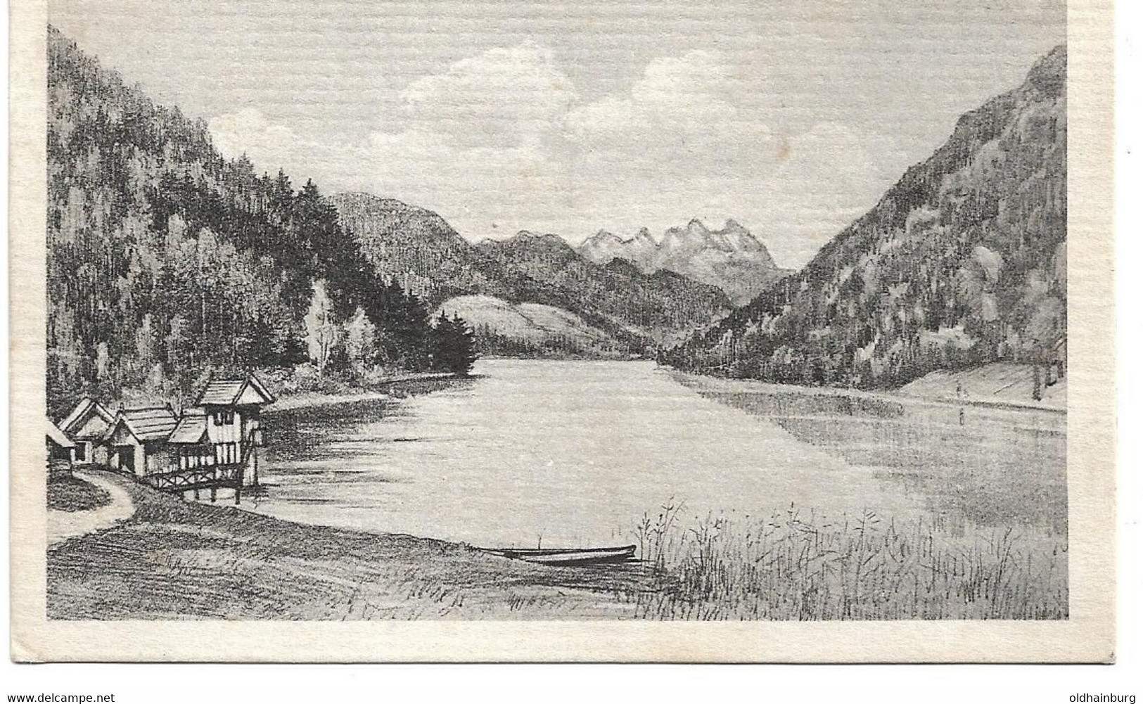 1948j: AK Weissensee, Badeanstalt Und Bootshütte Des Gasthofes... 10.5.1921 Gelaufen - Weissensee