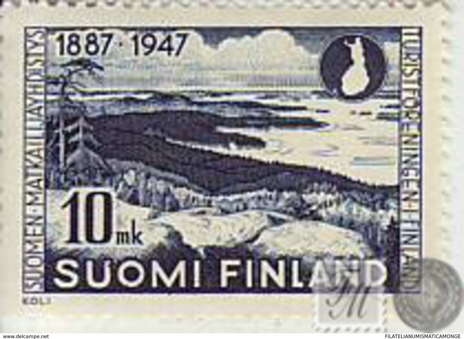 Finlandia 1947  Yvert Tellier  333 Turismo  */NH - Otros & Sin Clasificación