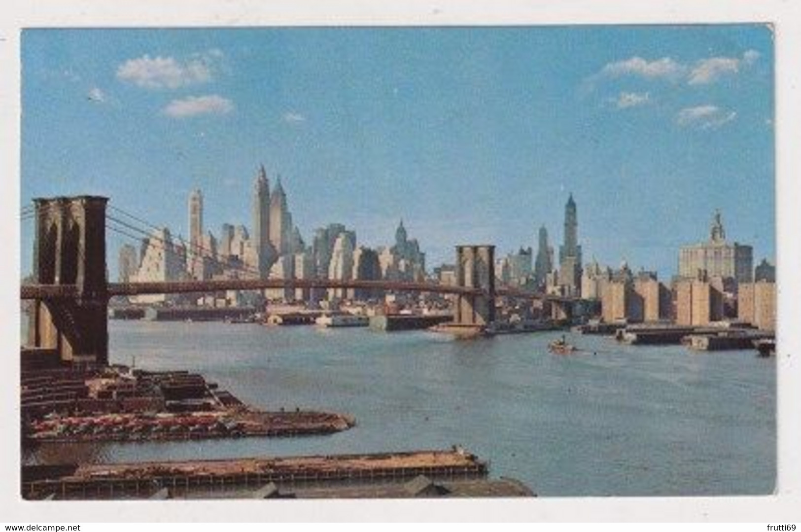 AK 018984 USA - New York City - Brooklyn Bridge - Lower Manhattan - Ponti E Gallerie