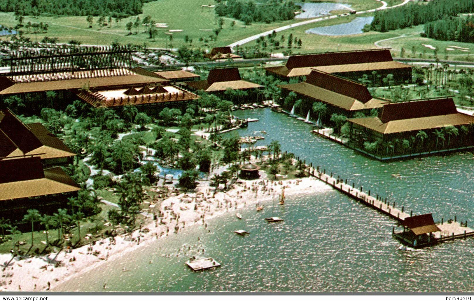 USA WALT DISNEY WORLD ALOHA FROM THE SOUTH SEAS JUST ACROSS THE SEVEN SEAS LAGOON  THE POLYNESIAN VILLAGE - USA Nationalparks