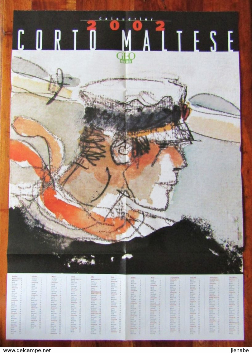 Grand Calendrier Poster De Corto Maltese Par Hugo Pratt - Corto Maltese