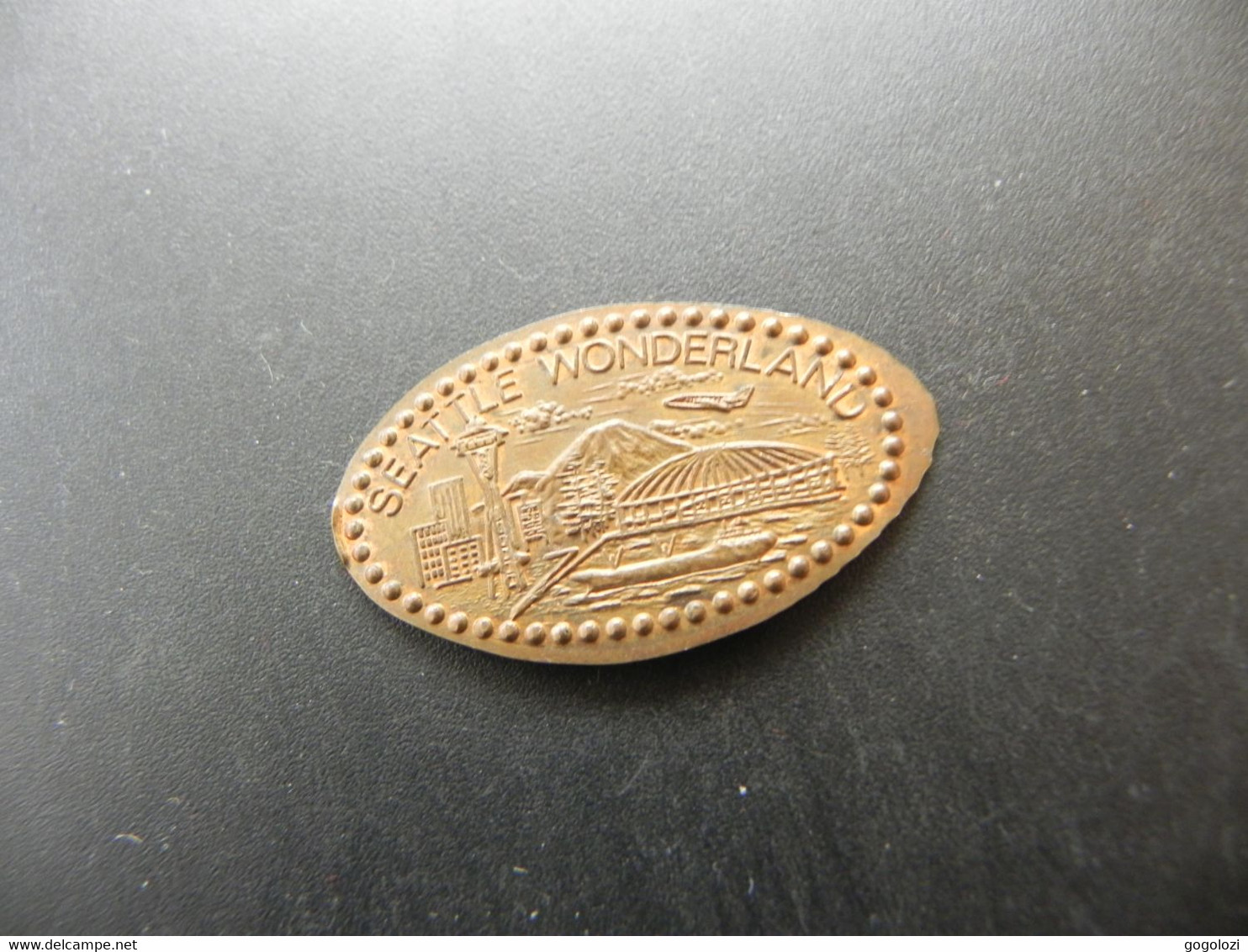 Jeton Souvenir Token USA Seattle Wonderland - Souvenir-Medaille (elongated Coins)