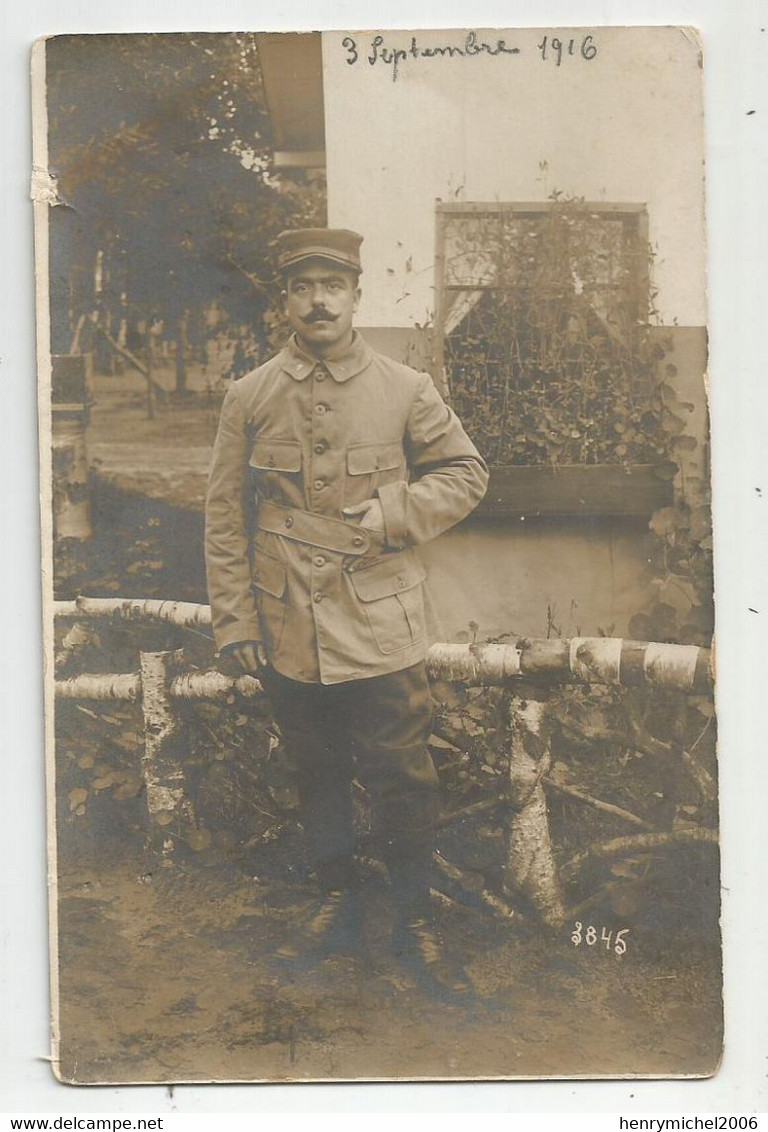 Militaria Militaire Nommé Prisonnier 1916 Originaire  Labris 41 Loir Et Cher Carte Photo D'ophoven Paderborn Sennelager - Weltkrieg 1914-18