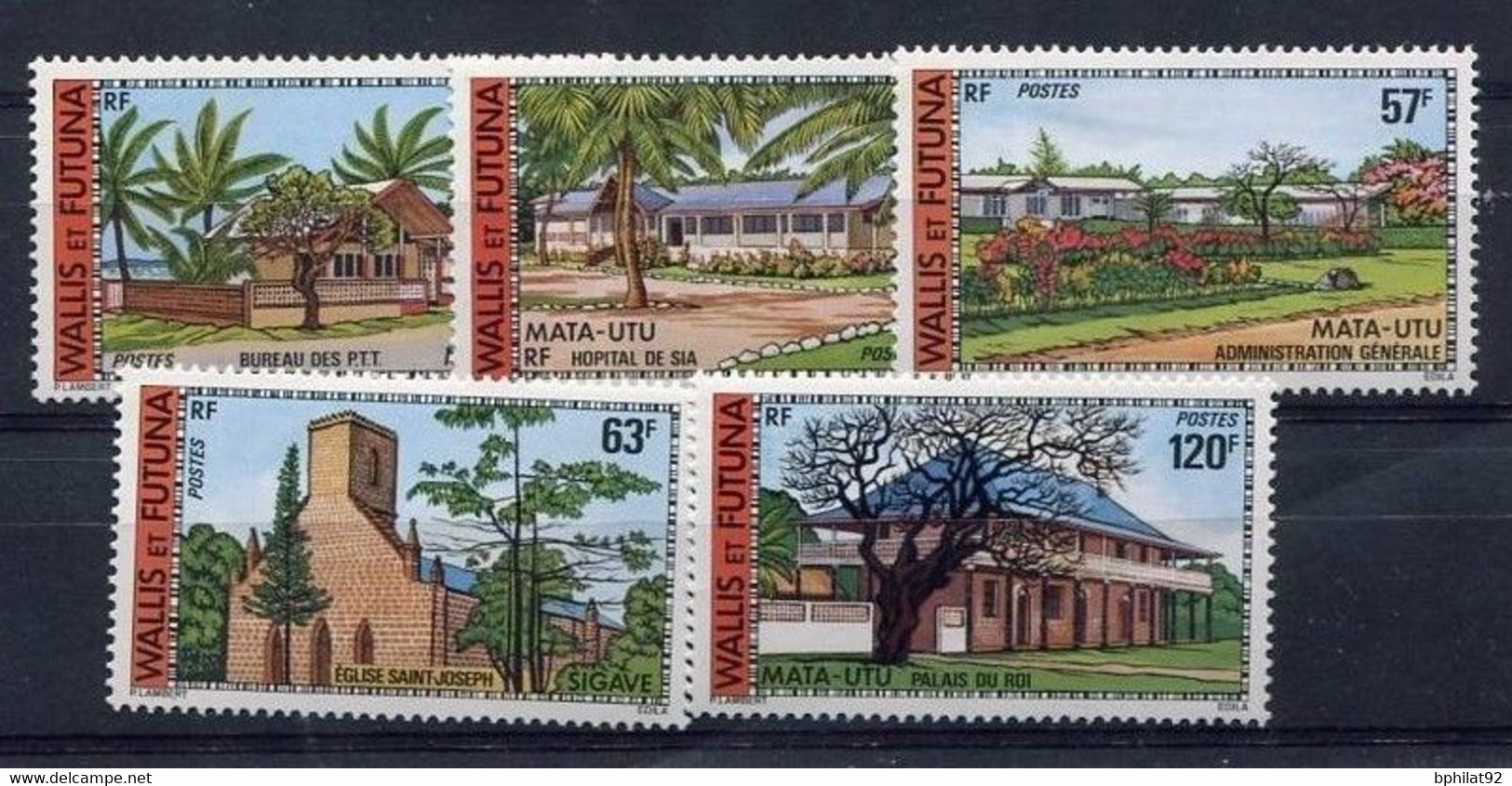 !!! WALLIS ET FUTUNA :N°203 A 207 NEUFS ** - Unused Stamps