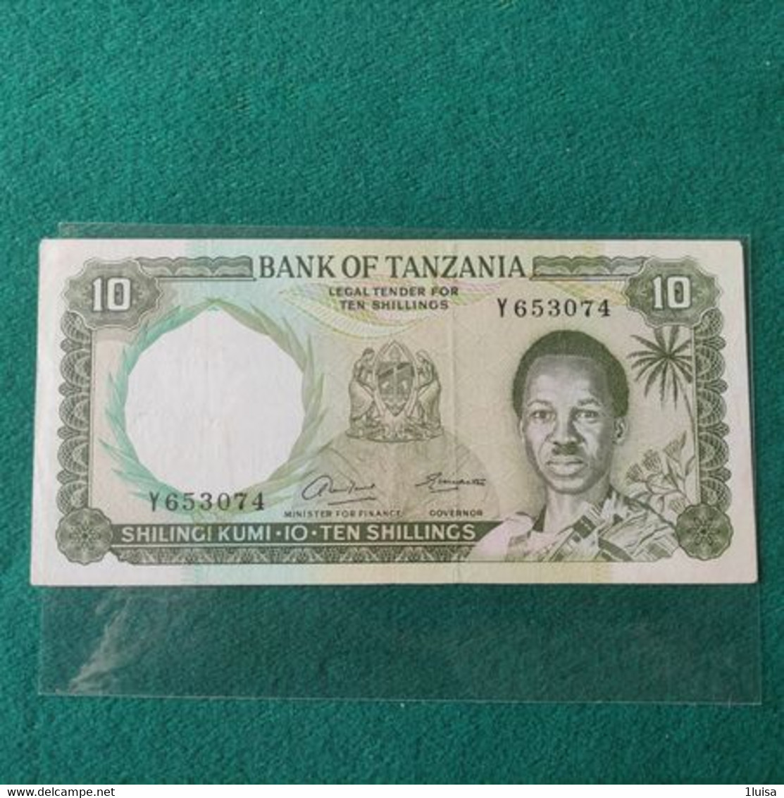 TANZANIA  10 SHILLINGS 1966 - Tanzanie