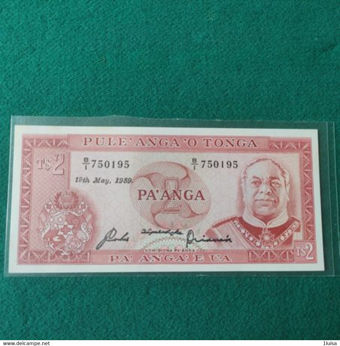 TONGA 2$ 1989 - Tonga