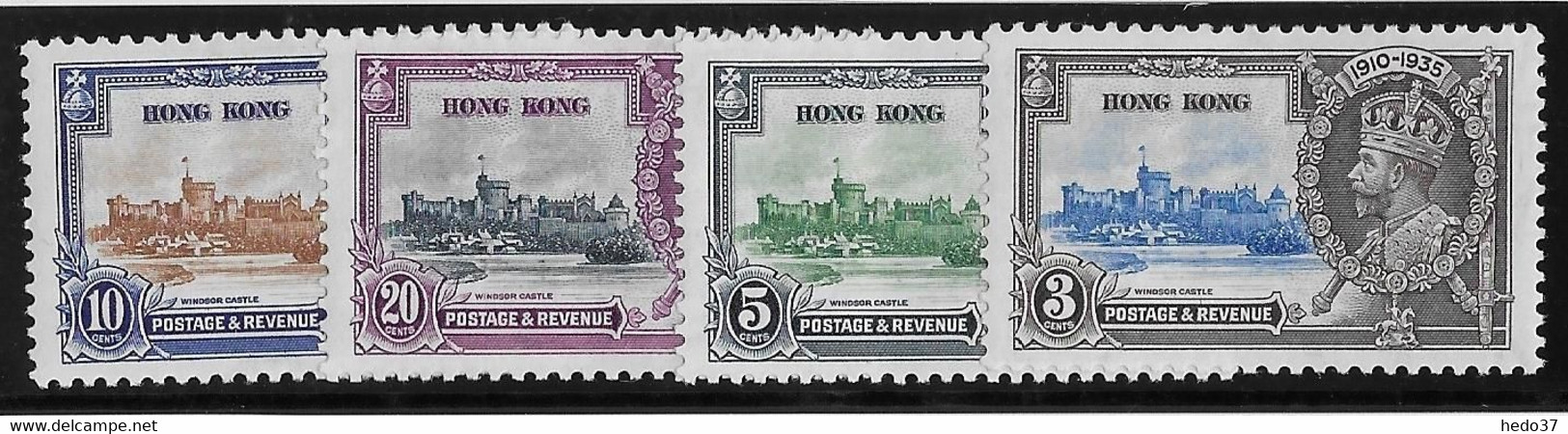 Hong Kong N°132/135 - Neuf * Avec Charnière - TB - Unused Stamps