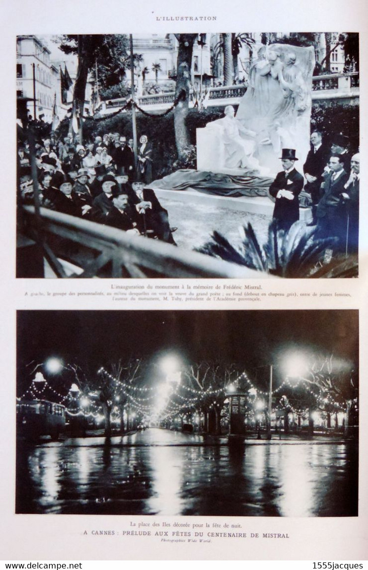 L'ILLUSTRATION N° 4546 19-04-1930 TOKYO ROSTAND DONNAY GONDARD VALPARAISO HOLLYWOOD MISTRAL RALLYE TRANSSAHARIEN VICHY
