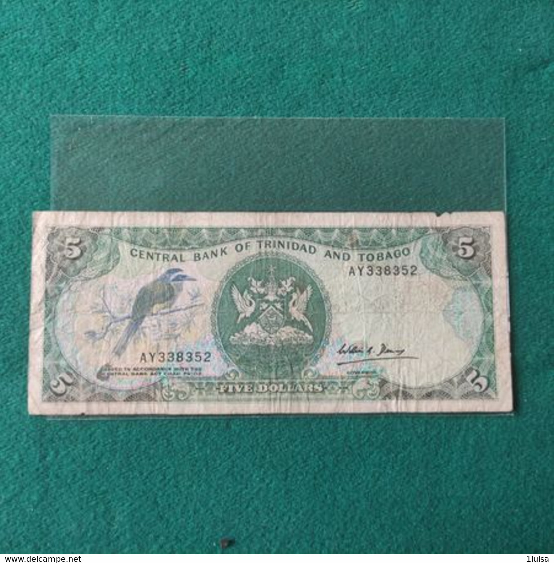 TRINIDAD TOBAGO 5 DOLLARS - Trinidad Y Tobago