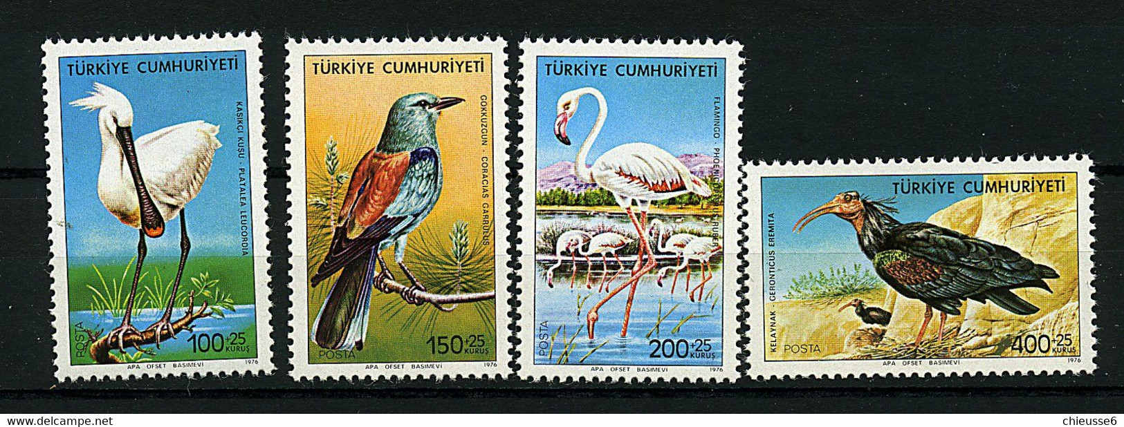 Turquie 2176 à 2179 - Oiseaux - 1934-39 Sandjak Alexandrette & Hatay