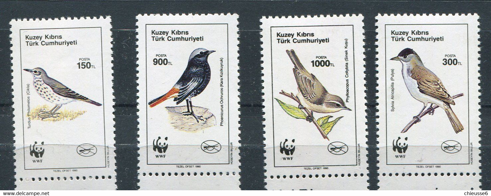 Turquie **  N° 256 à 259 - Oiseaux - 1934-39 Sandjak Alexandrette & Hatay