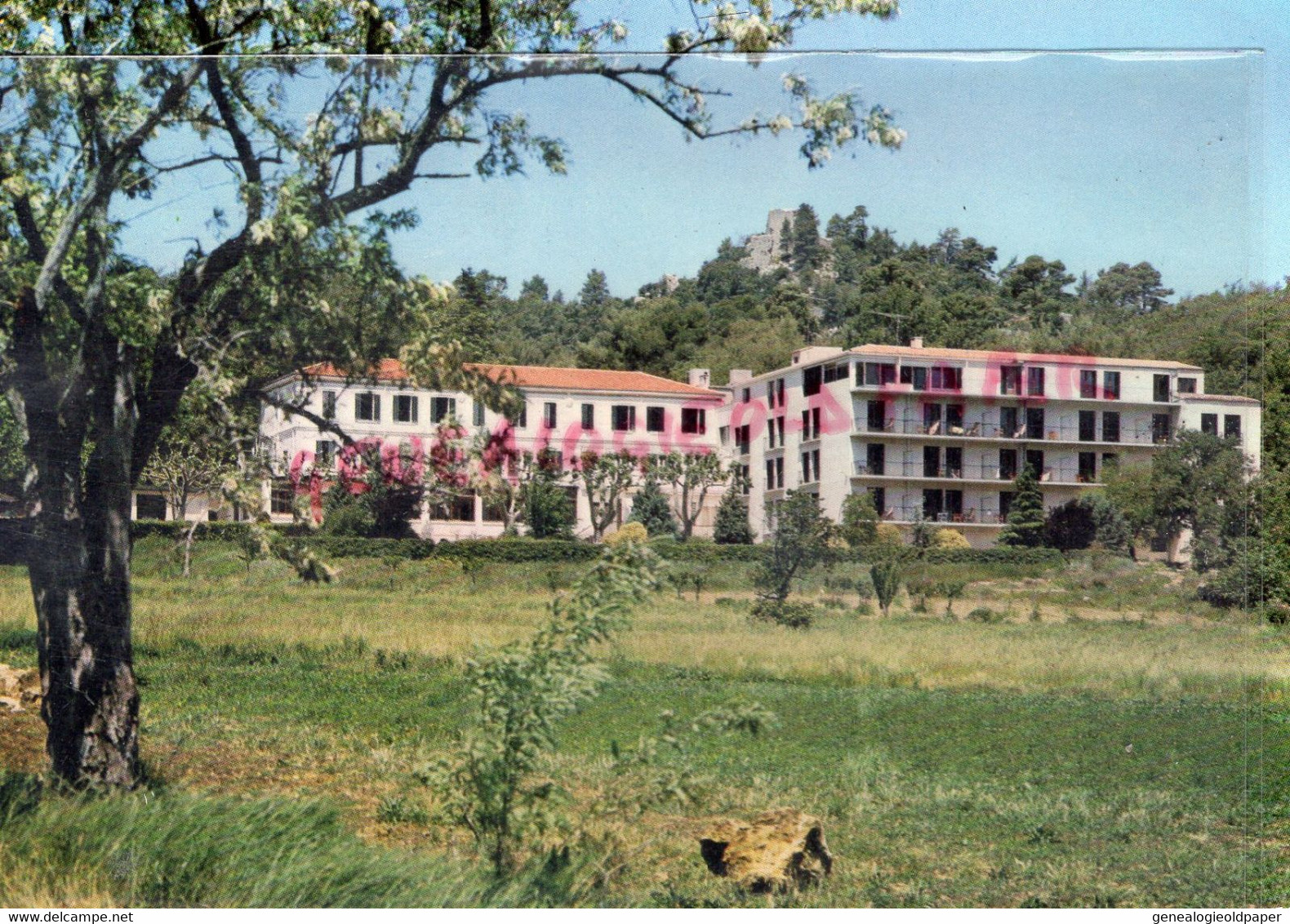 83- NANS LES PINS- CENTRE CURE REEDUCATION RESPIRATOIRE SAINTE BAUME-DOMAINE DE LORGES -1980  - VAR - Nans-les-Pins