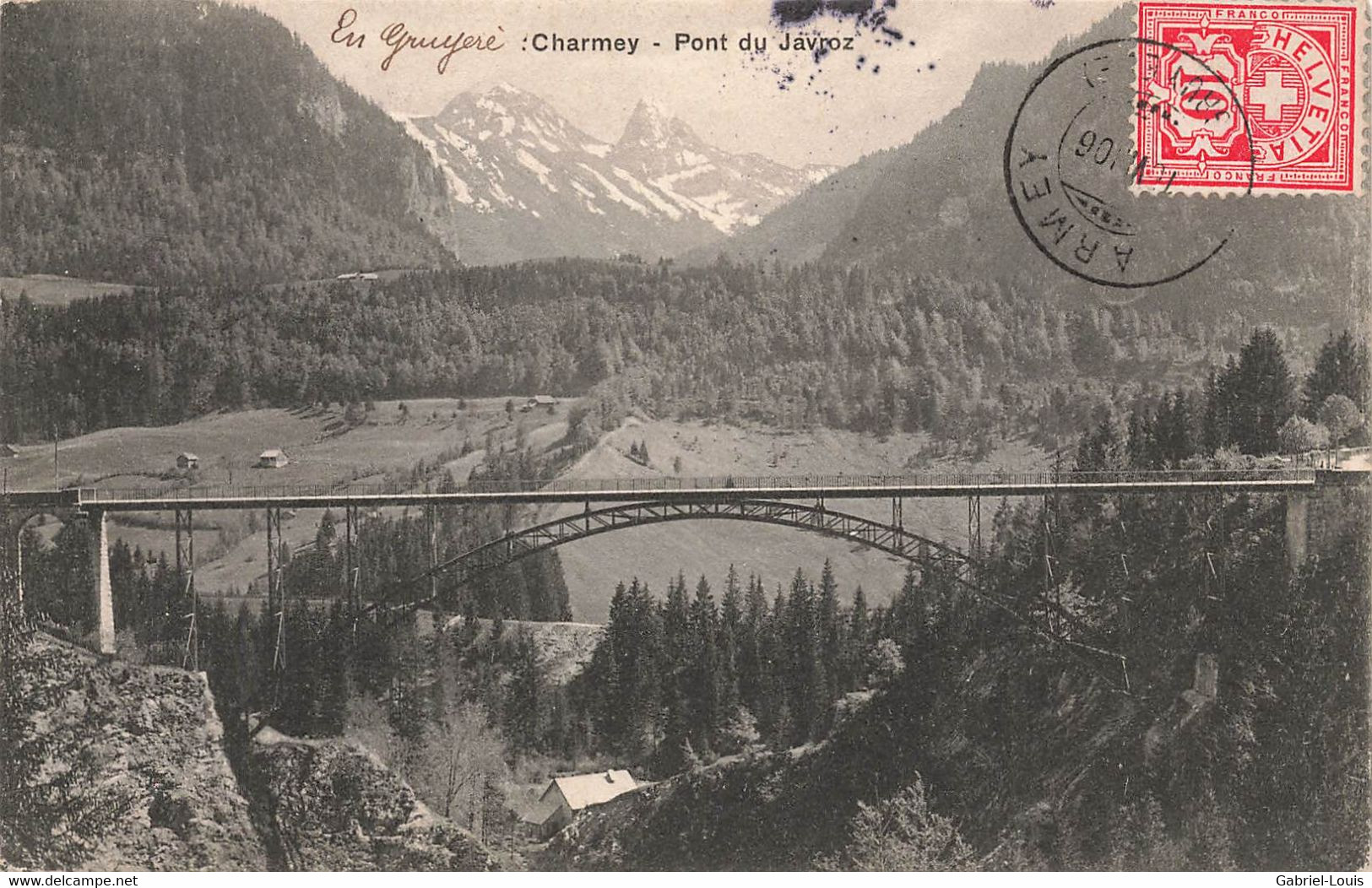 Charmey Pont Du Javroz - Dents De Brenlaire Et Folliéran - Charmey