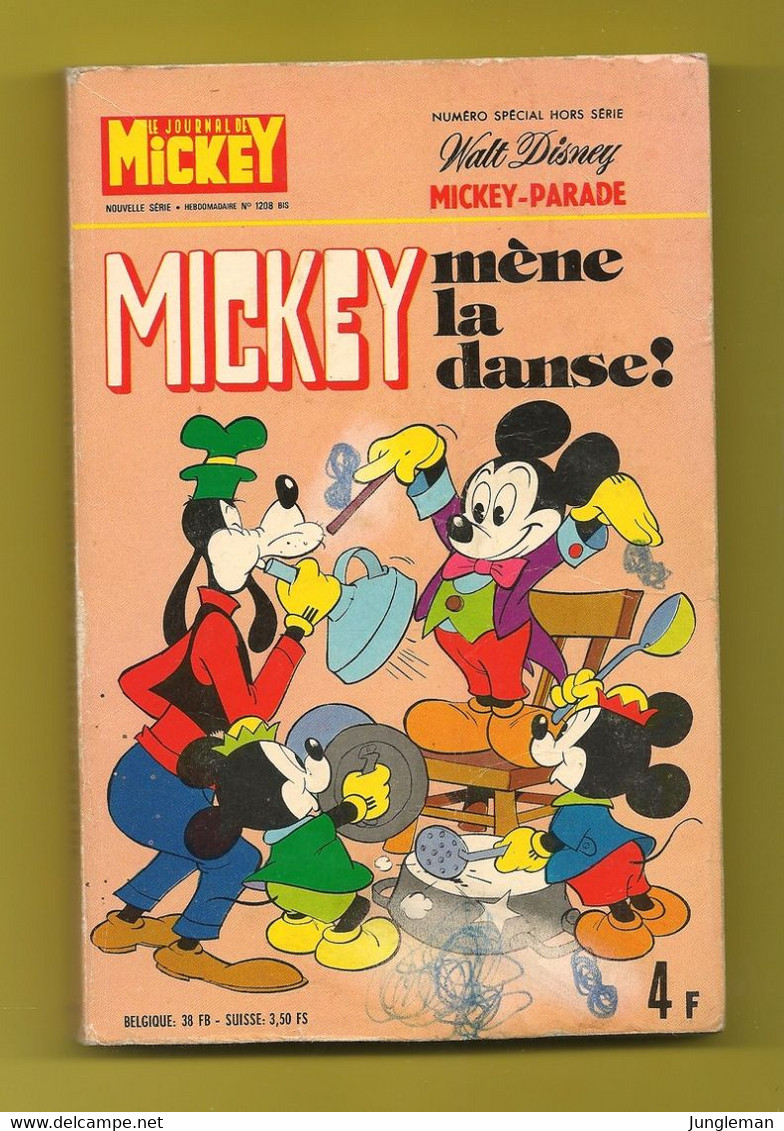 Mickey Parade N°1208 Bis - Numéro Spécial Hors Série - Nouvelle Série - Edité Par Edi-Monde - Août 1975 - Mickey Parade