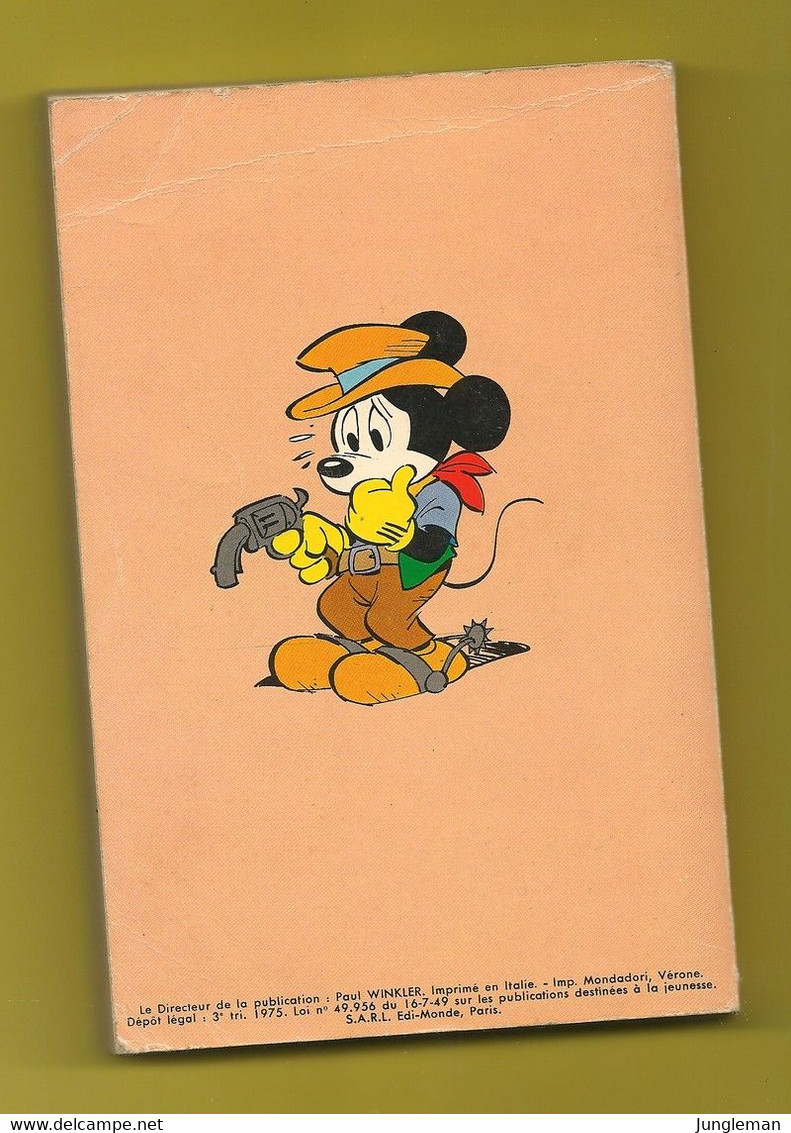 Mickey Parade N°1208 Bis - Numéro Spécial Hors Série - Nouvelle Série - Edité Par Edi-Monde - Août 1975 - Mickey Parade