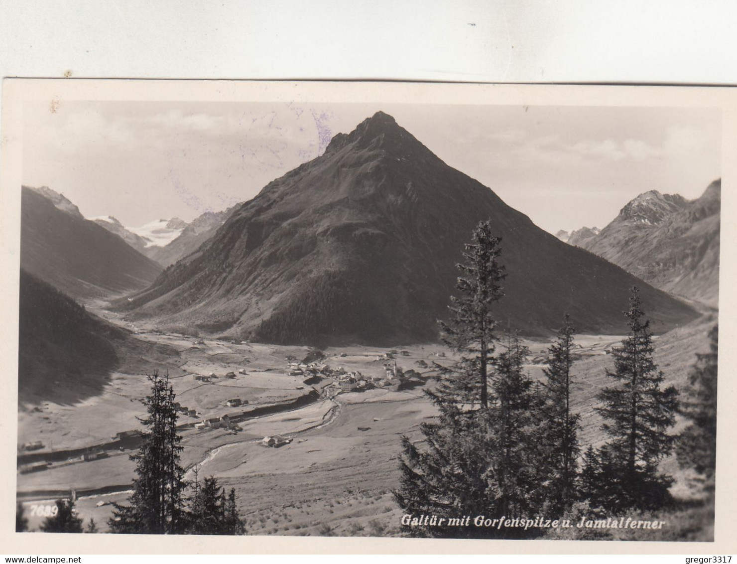 A4939) GALTÜR Mit Gorfenspitze U. Jamtalferner ALT !! - Galtür