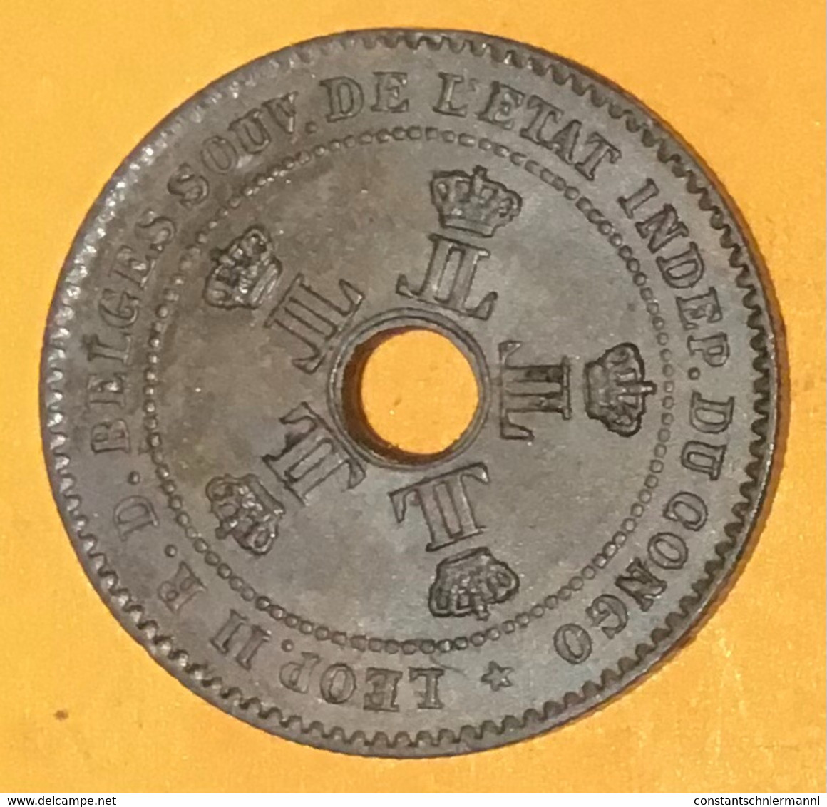 Belgisch Congo 1888 - 2 Centimes