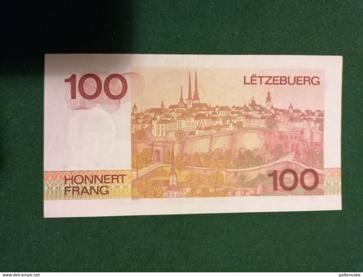 Luxembourg : 100  - 50  -  20 Francs - Luxemburg