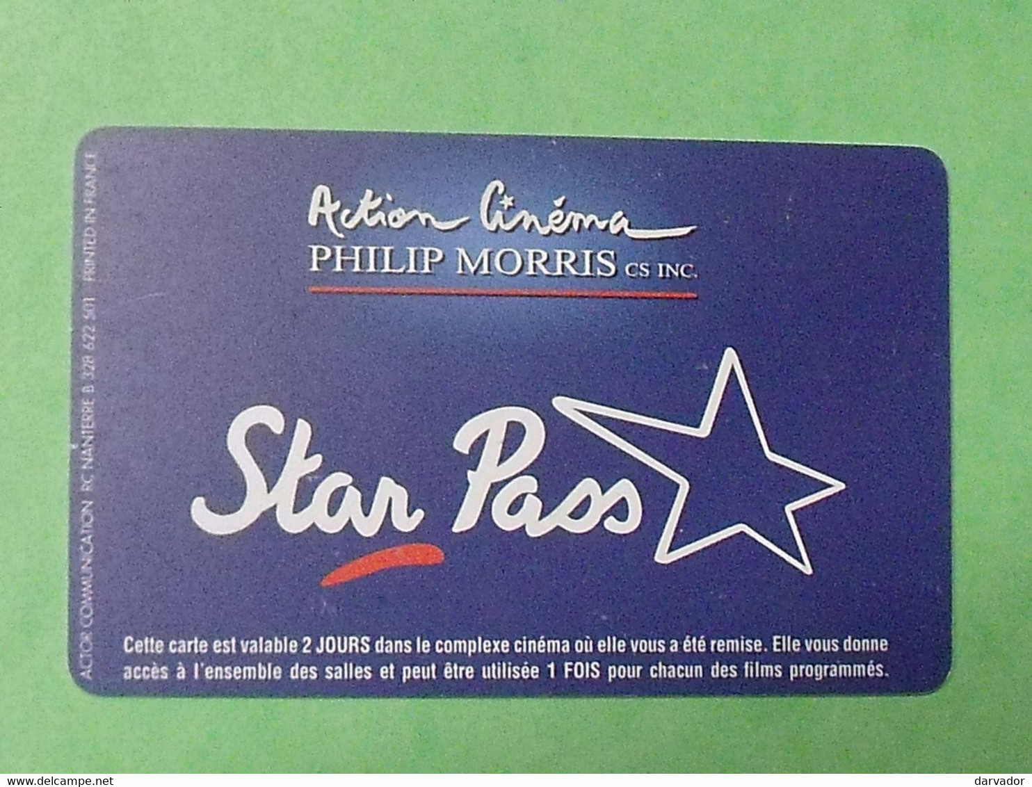 TLS / Cinécartes  : Star Pass - Cinécartes