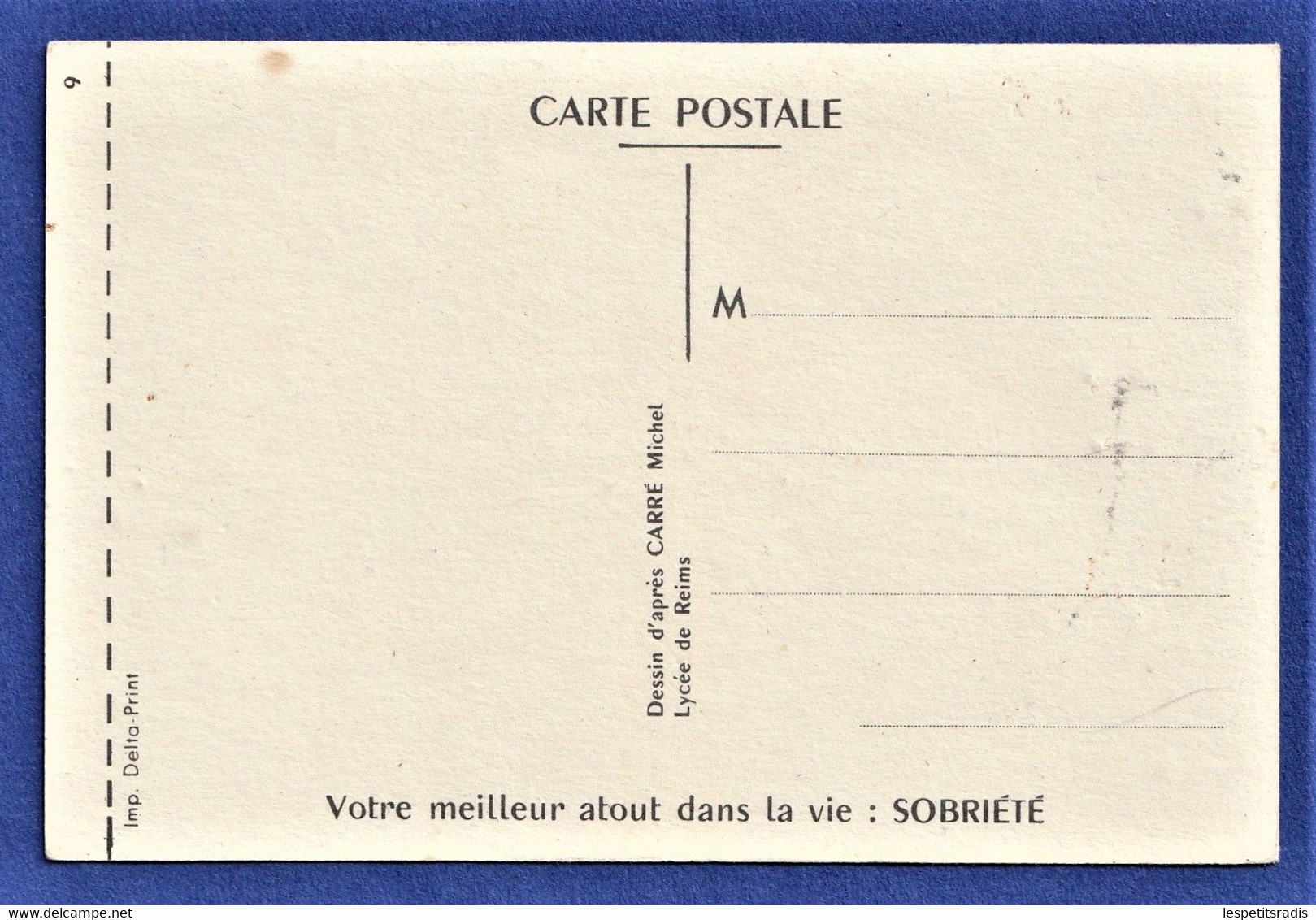 CPA PUBLICITE - LIAISONS DANGEREUSES -Dessin D'après CARRE Michel, Lycée De REIMS - Werbepostkarten