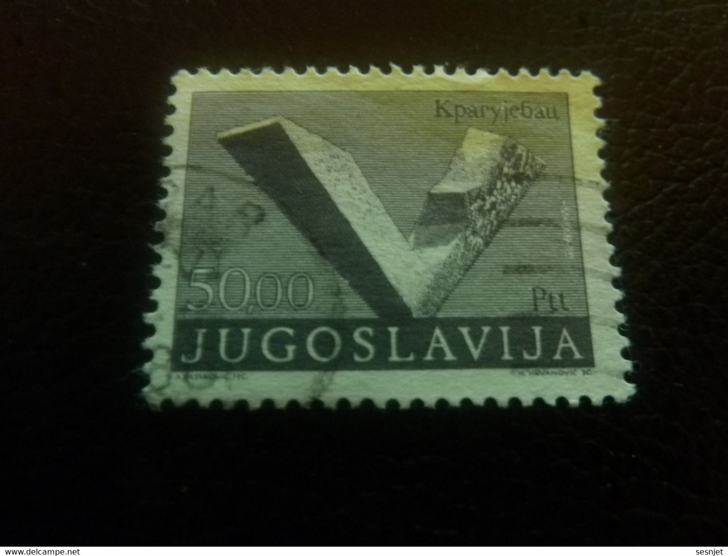 Ptt - Jugoslavija - Kparyjebau - Val 50.00 - Gris-noir - Oblitéré - - Used Stamps
