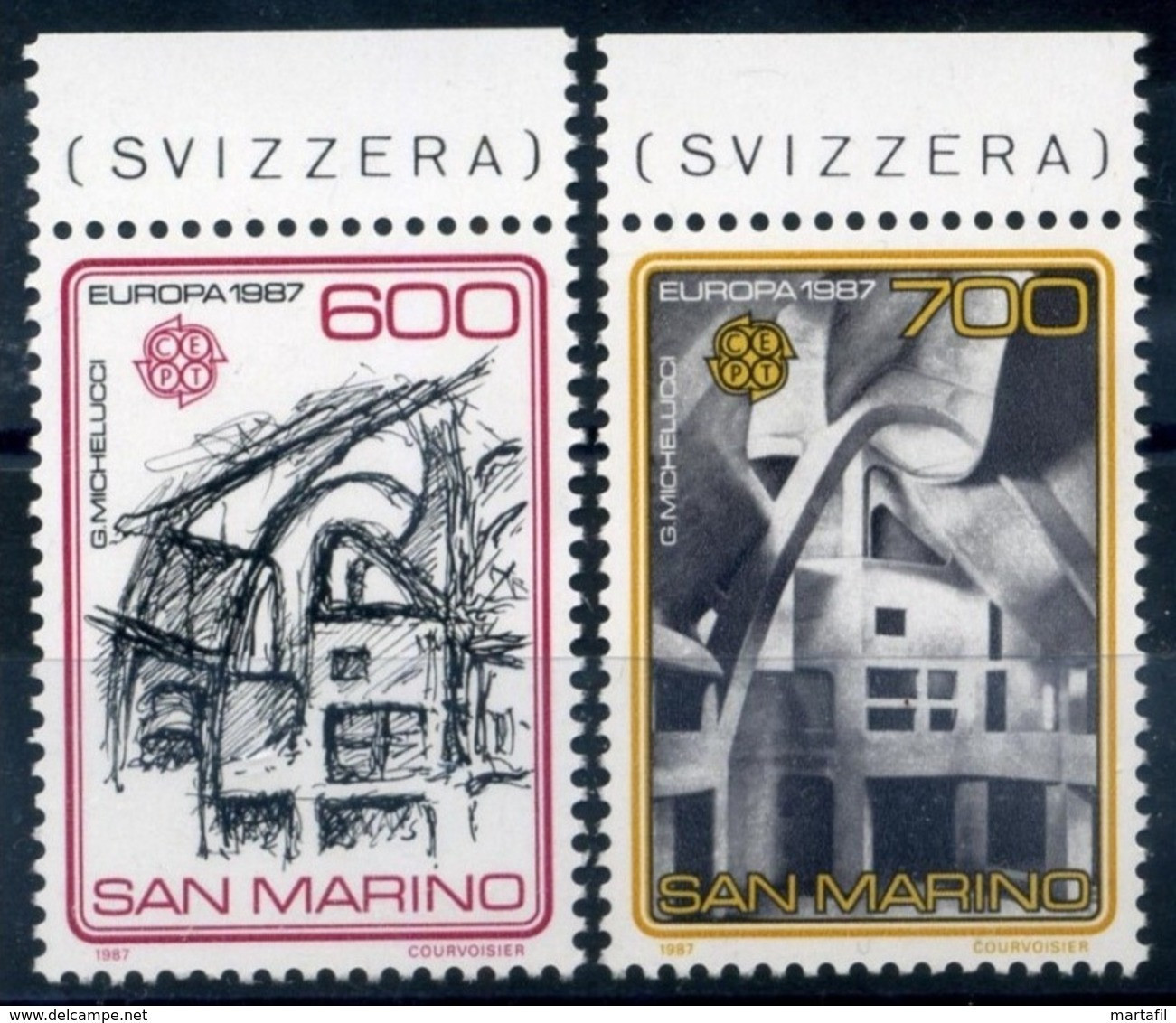 1987 SAN MARINO SET MNH ** Europa - Ungebraucht