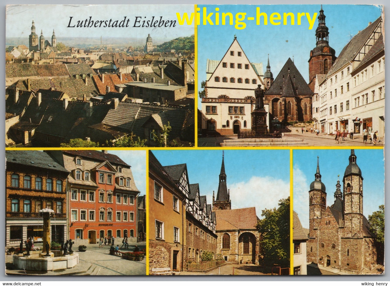 Lutherstadt Eisleben - Mehrbildkarte 3 - Eisleben
