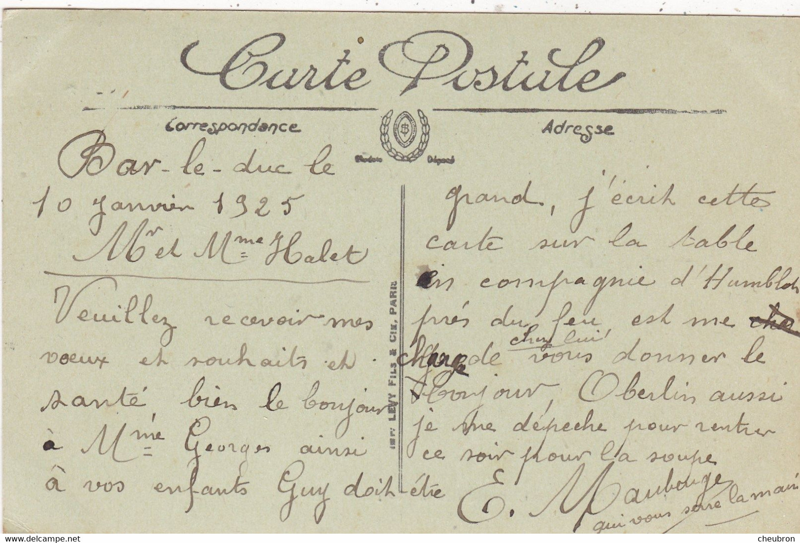 55. BAR LE DUC . CPA. 2 CARTES SIMILAIRES. LA CASERNE EXELMANS. LA GARDE MONTANTE.. + TEXTE - Bar Le Duc