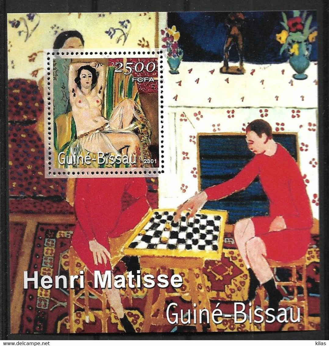 GUINEA - BISSAU 2001 Henri Matisse Nuds - Modernos