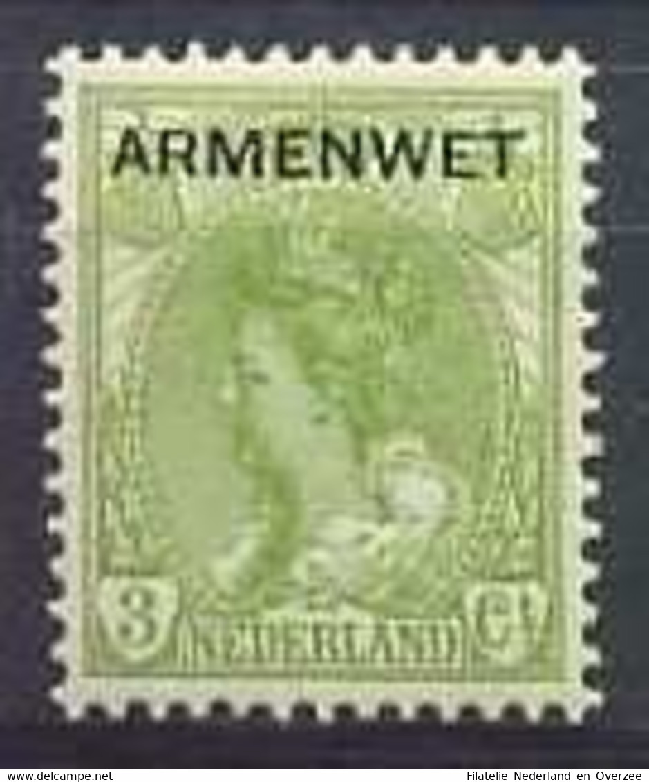 Nederland 1913 Dienst 5 Ongebruikt/MH  Armenwet, Service Stamps. - Dienstmarken