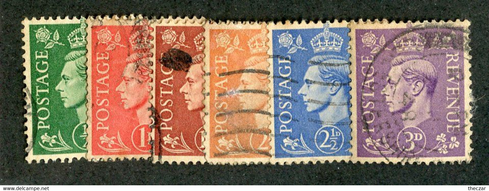 2019 GB Scott # 258-63 Used "Offers Welcome" - Oblitérés