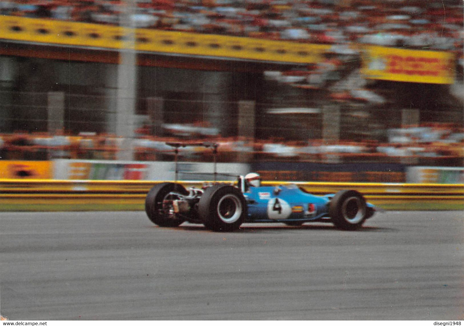 011003 " JACKIE STEWART - MATRA FORD F. 1 1968 - GRAN PREMIO D'ITALIA 1968 - MONZA" CARTOLINA  ORIG. NON SPED. - Autosport - F1