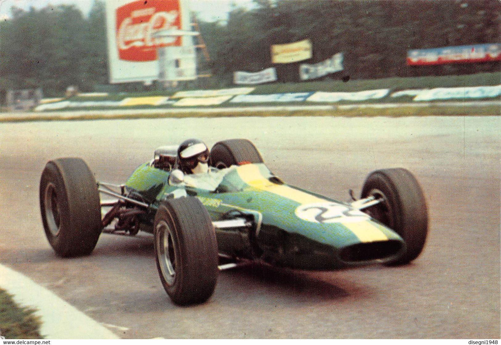 011008 " JIM CLARK  - LOTUS FORD F. 1 1967" CARTOLINA  ORIG. NON SPED. - Automobile - F1