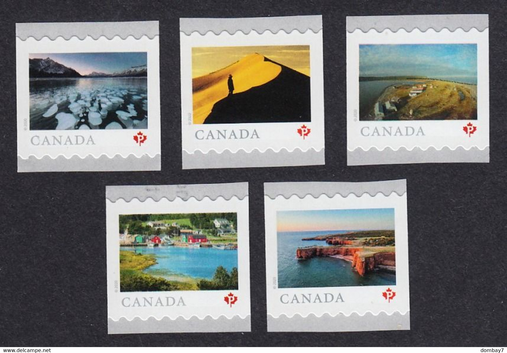 Qc. FROM FAR AND WIDE = Full Set Of 5 Stamps Cut From COIL / ROLL = MNH Canada 2020 Sc #3212-3216 - Ongebruikt