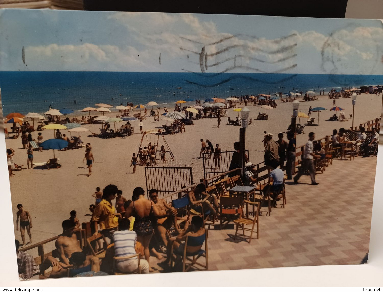 Cartolina Barletta Spiaggia Di Levante Anni 70 - Barletta