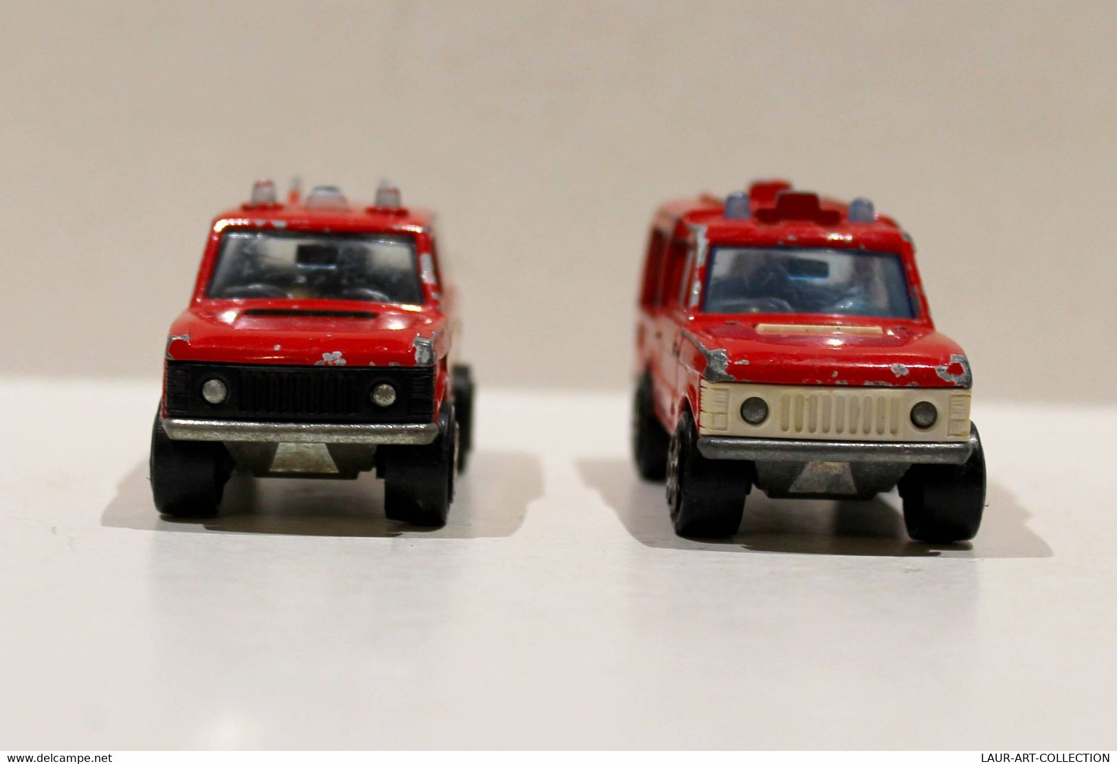 MAJORETTE - LOT 2 RANGE ROVER N°246 - RESCUE UNIT - ECH 1/60 ANCIENNE MINIATURE        (031221.35) - Majorette