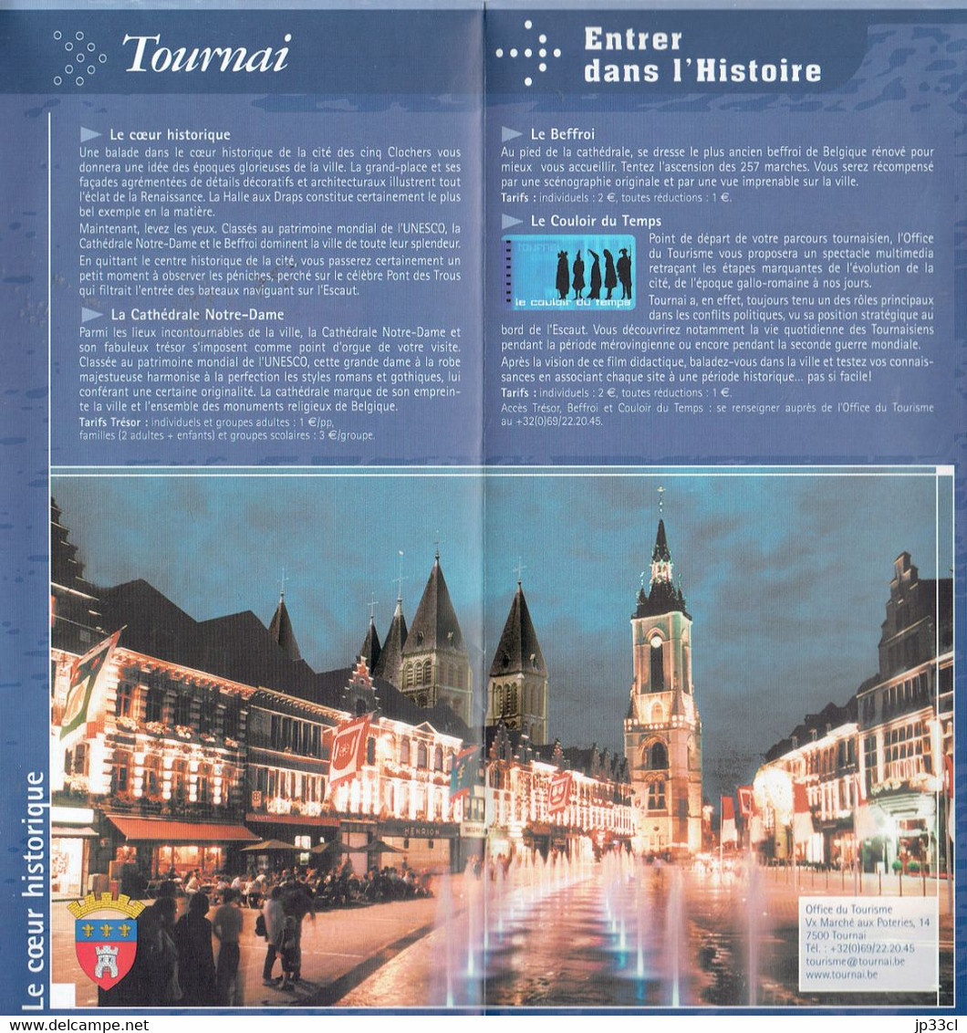 Dépliant : Le Tournaisis Attractions à La Carte (Tournai, Ath, Pays Des Collines, Plaines De L'Escaut) - Toeristische Brochures