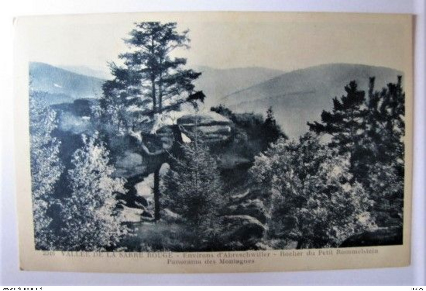 FRANCE - MOSELLE - ABRESCHVILLER - Vallée De La Sarre Rouge - Petit Rocher Du Rommelstein - 1936 - Other & Unclassified