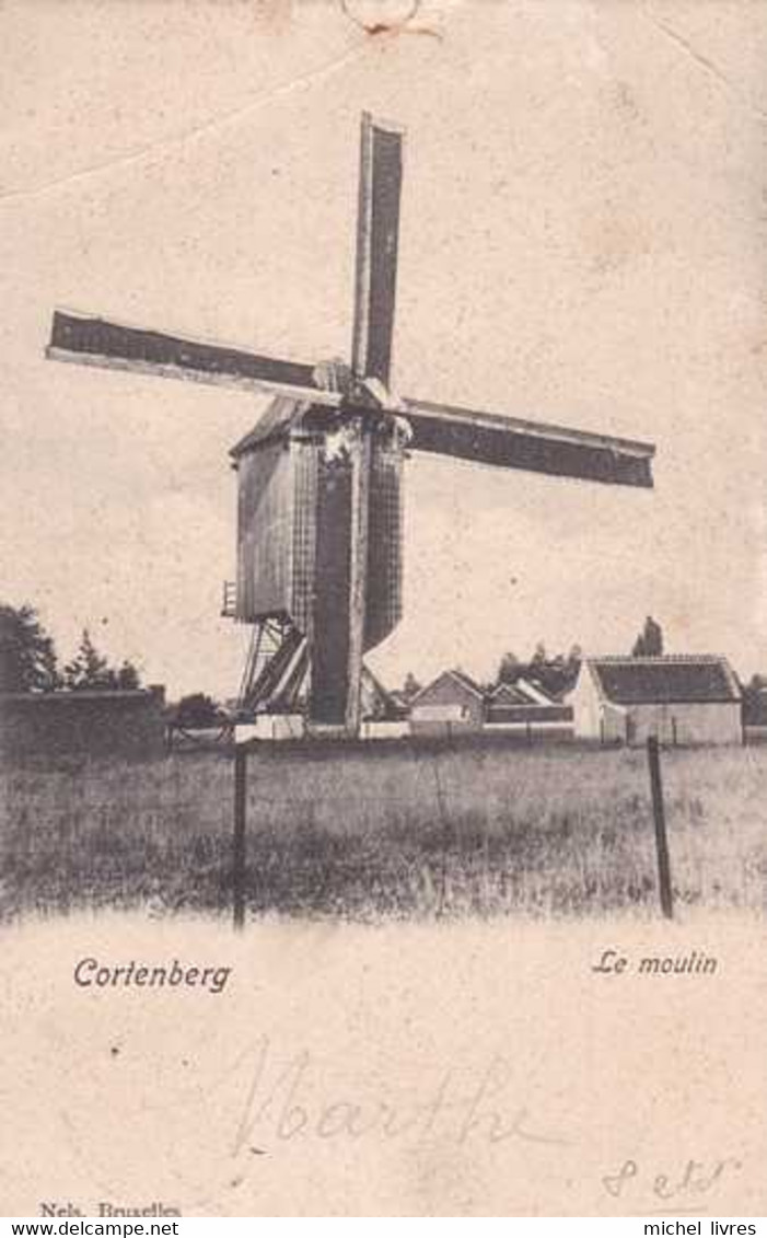 Kortenberg - Cortenberg - Le Moulin - Circulé En 1902 - Dos Non Séparée - Pliée - Kortenberg
