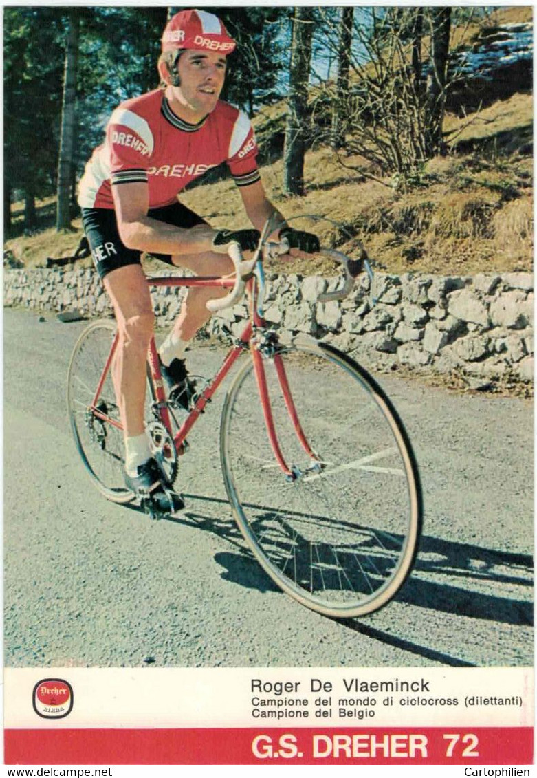 CYCLISME :  Roger De Vlaeminck -  G.S. DREHER 72' - Cyclisme