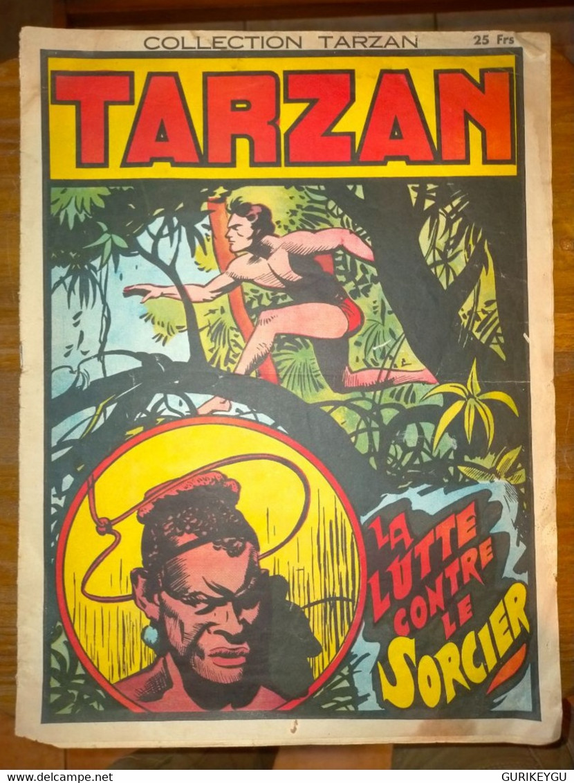 Collection TARZAN N° 32  Les éditions Mondiales 1947 La Lutte Contre Le Sorcier - Tarzan