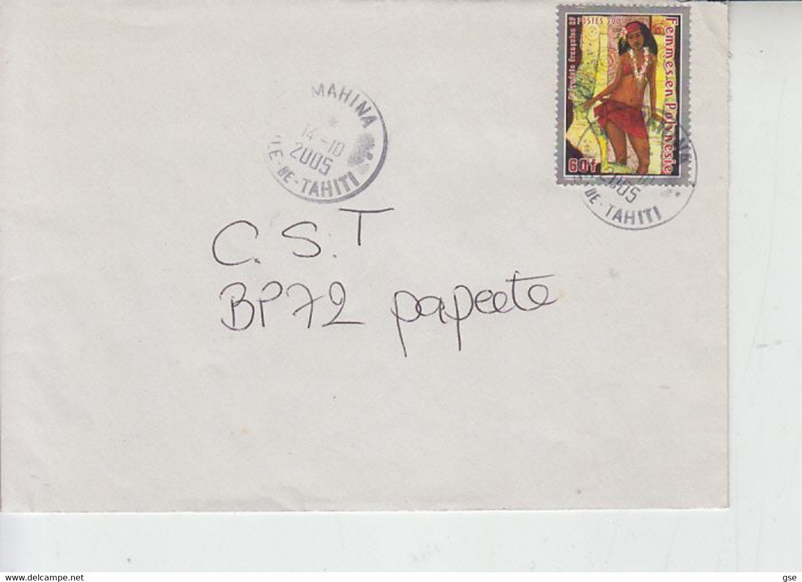 POLINESIA FRANCESE  2005 -   Femme Polynésie - Storia Postale