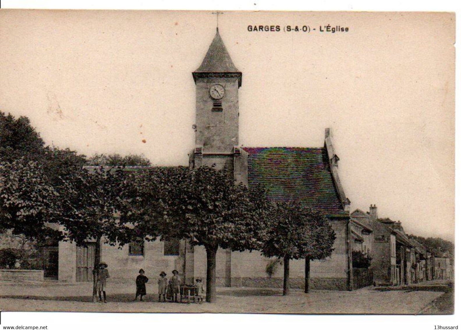 Carte Postale Ancienne Garges Les Gonesses - L'Eglise - Garges Les Gonesses