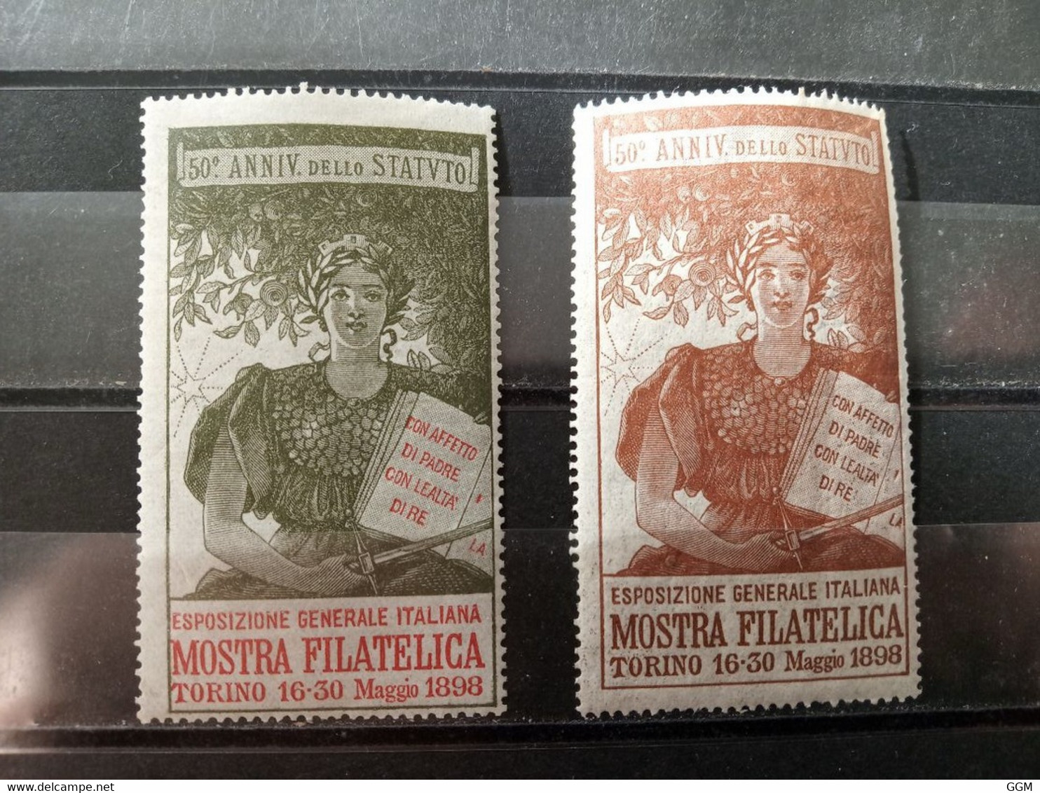 Italia. Mostra Filatélica Turín 1898. Nuevos ** - Altri & Non Classificati