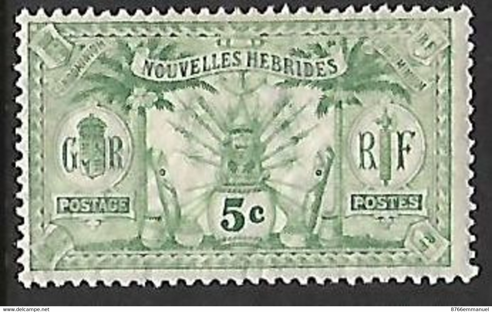 NOUVELLES-HEBRIDES N°27 N* - Unused Stamps