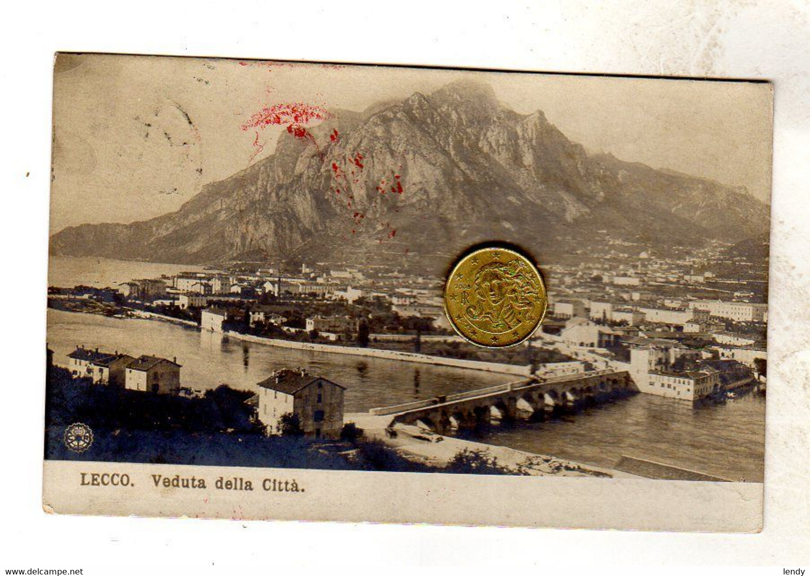 LECCO PANORAMA Viaggiata 1916 Vedi Retro - Lecco