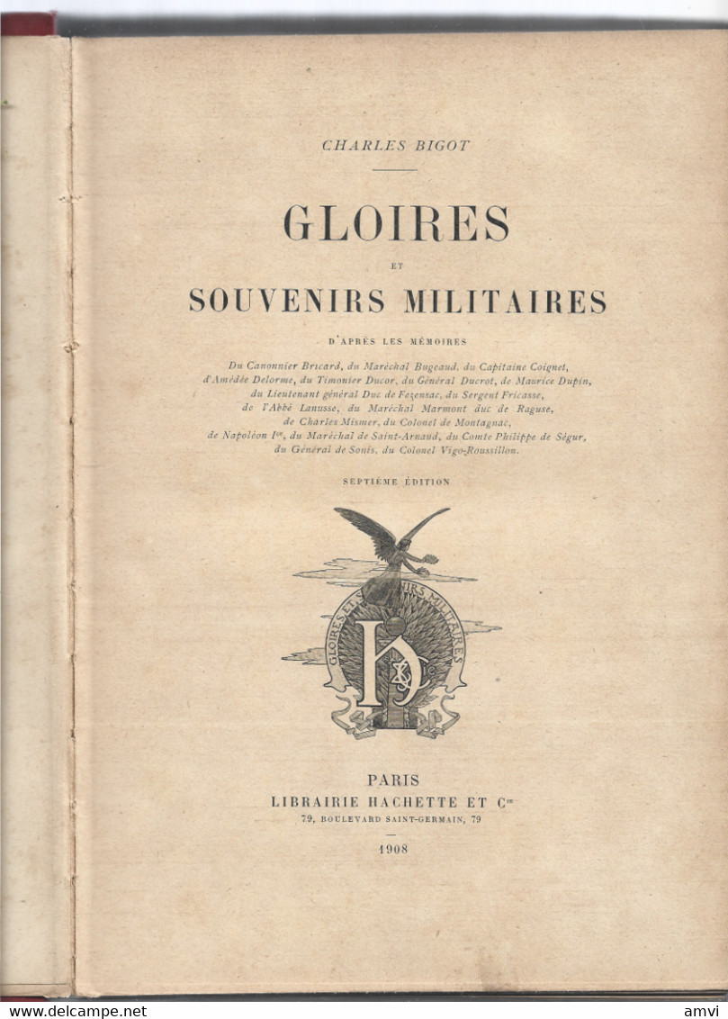 (4621eta 002)  1908 Charles Bigot Gloires Et Souvenirs Militaires - St. Cyr L'Ecole