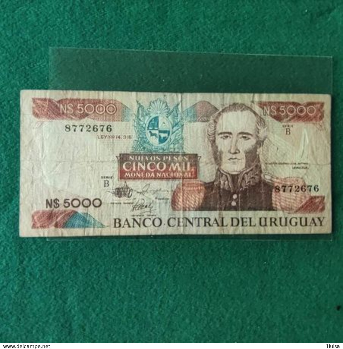 URUGUAY 5000 PESOS 1983 - Uruguay